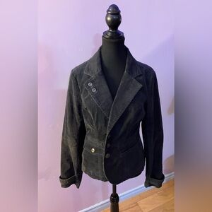 Black corduroy Smart Set blazer size L
